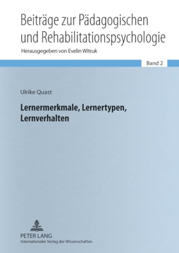 Lernermerkmale, Lernertypen, Lernverhalten