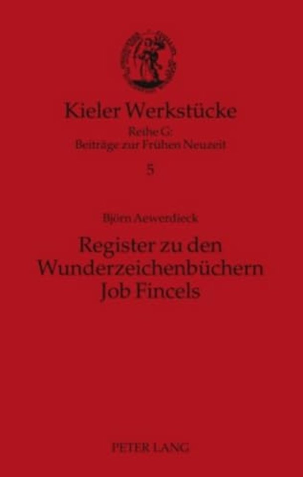 Register Zu Den Wunderzeichenbuechern Job Fincels