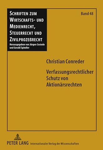 Verfassungsrechtlicher Schutz Von Aktionaersrechten