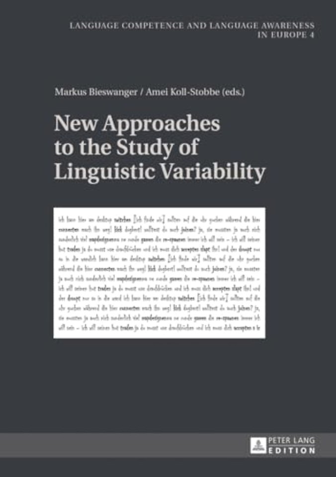 New Approaches to the Study of Linguistic Variability