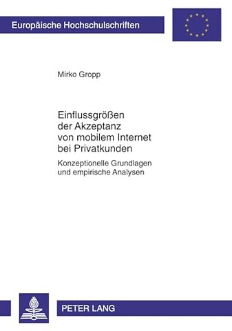 Einflussgroeßen Der Akzeptanz Von Mobilem Internet Bei Privatkunden