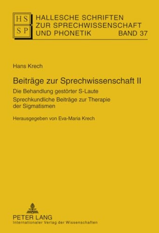 Beitraege Zur Sprechwissenschaft II