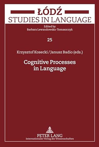 Cognitive Processes in Language