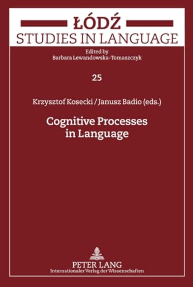 Cognitive Processes in Language