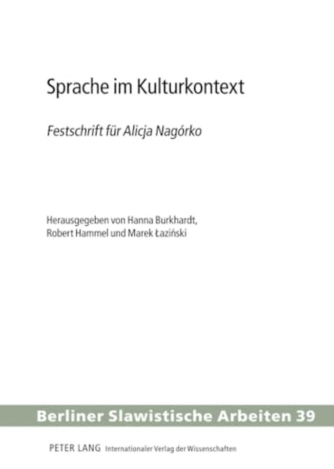Sprache Im Kulturkontext