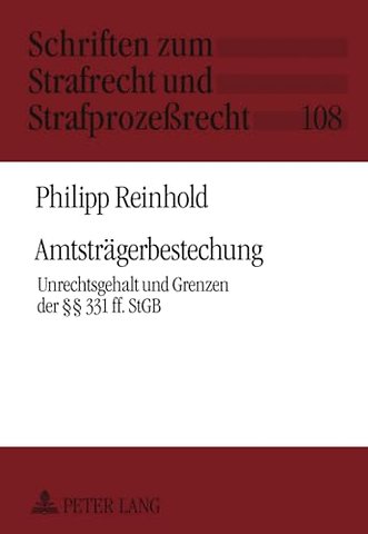 Amtstraegerbestechung