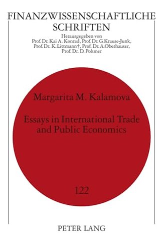 Essays in International Trade and Public Economics