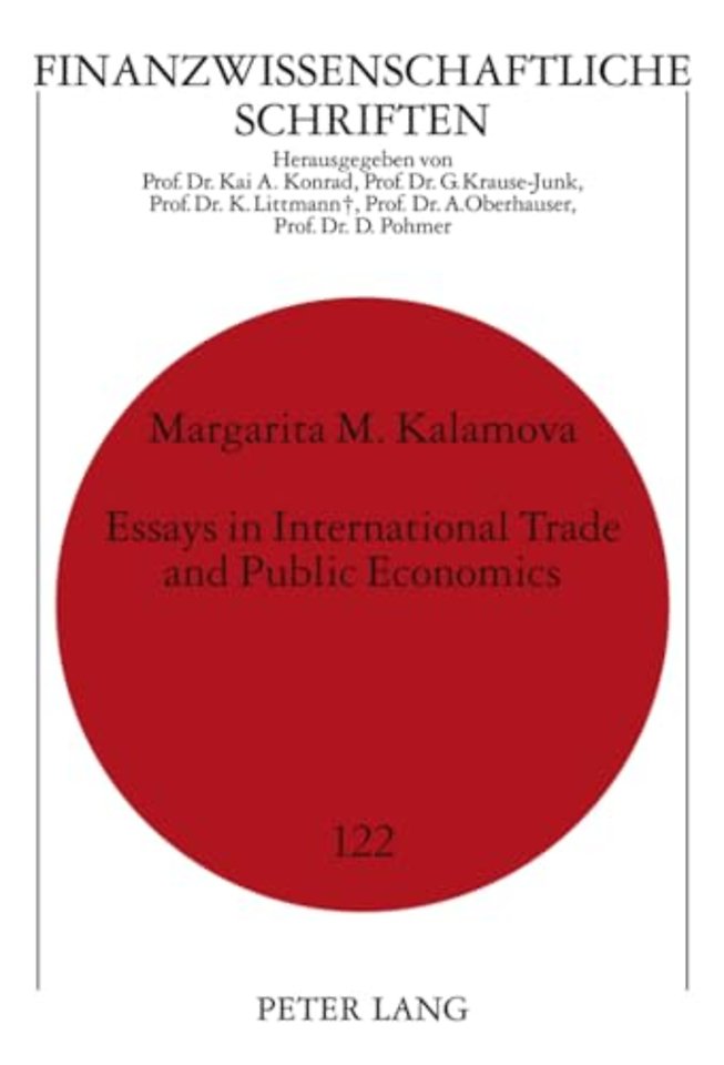 Essays in International Trade and Public Economics