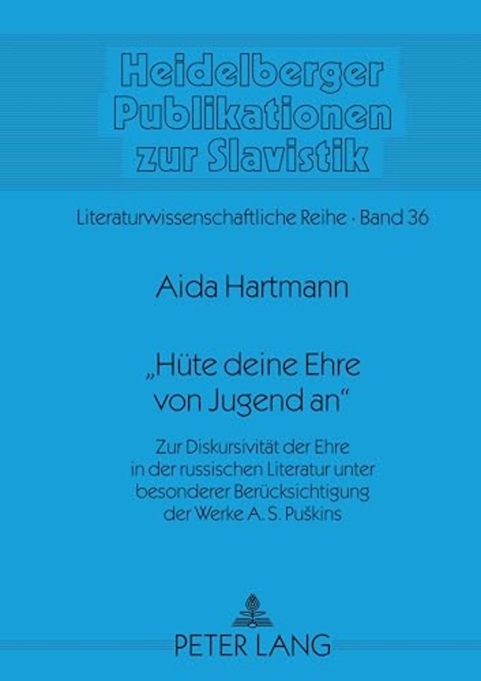 «Huete deine Ehre von Jugend an»