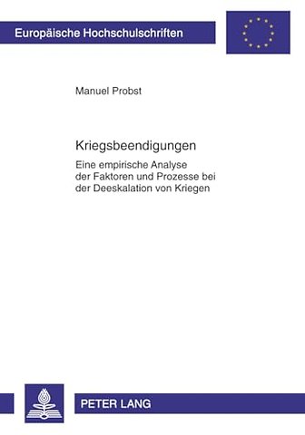 Kriegsbeendigungen