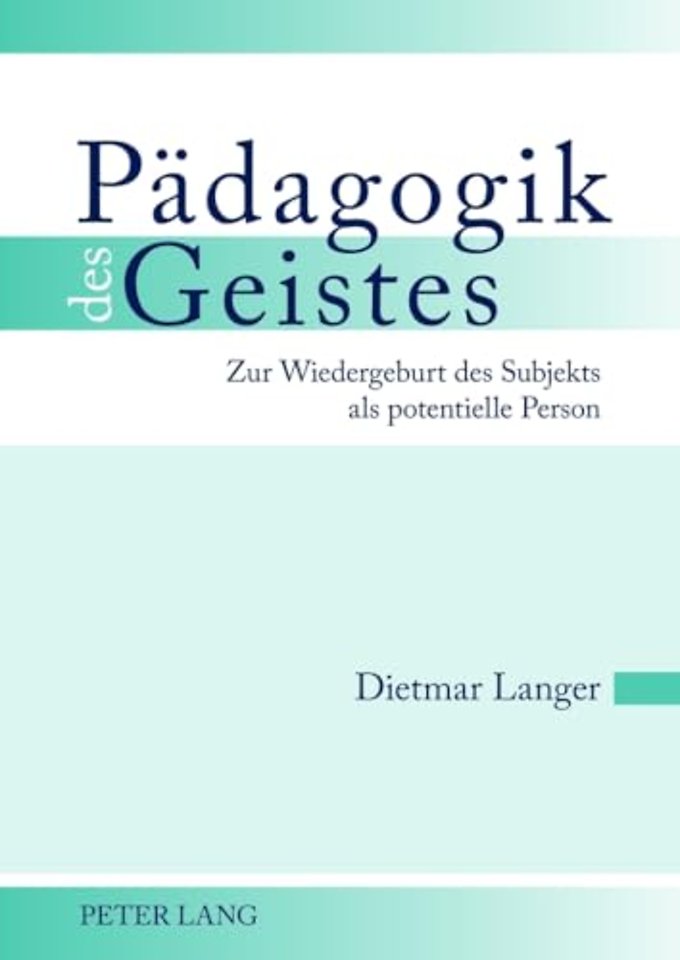 Paedagogik Des Geistes