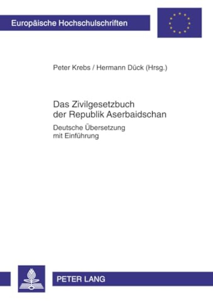 Das Zivilgesetzbuch Der Republik Aserbaidschan