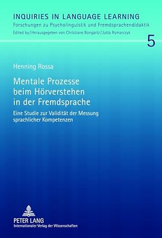 Mentale Prozesse Beim Hoerverstehen in Der Fremdsprache