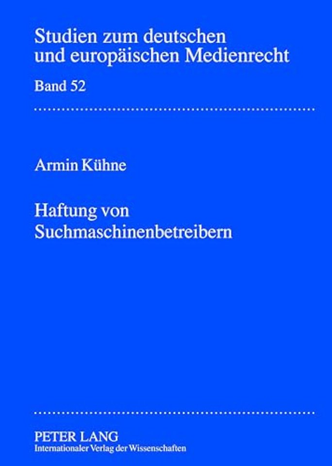 Haftung Von Suchmaschinenbetreibern