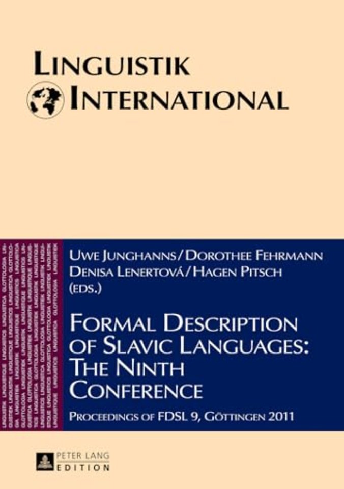 Formal Description of Slavic Languages: The Ninth Conference