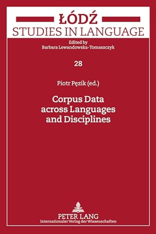 Corpus Data across Languages and Disciplines
