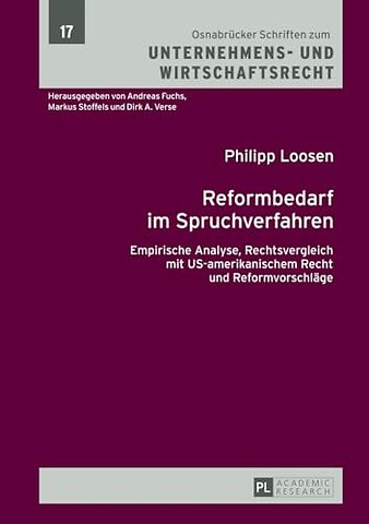 Reformbedarf Im Spruchverfahren