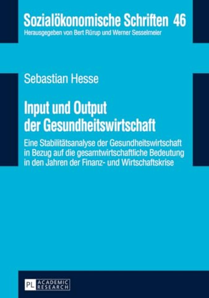 Input Und Output Der Gesundheitswirtschaft