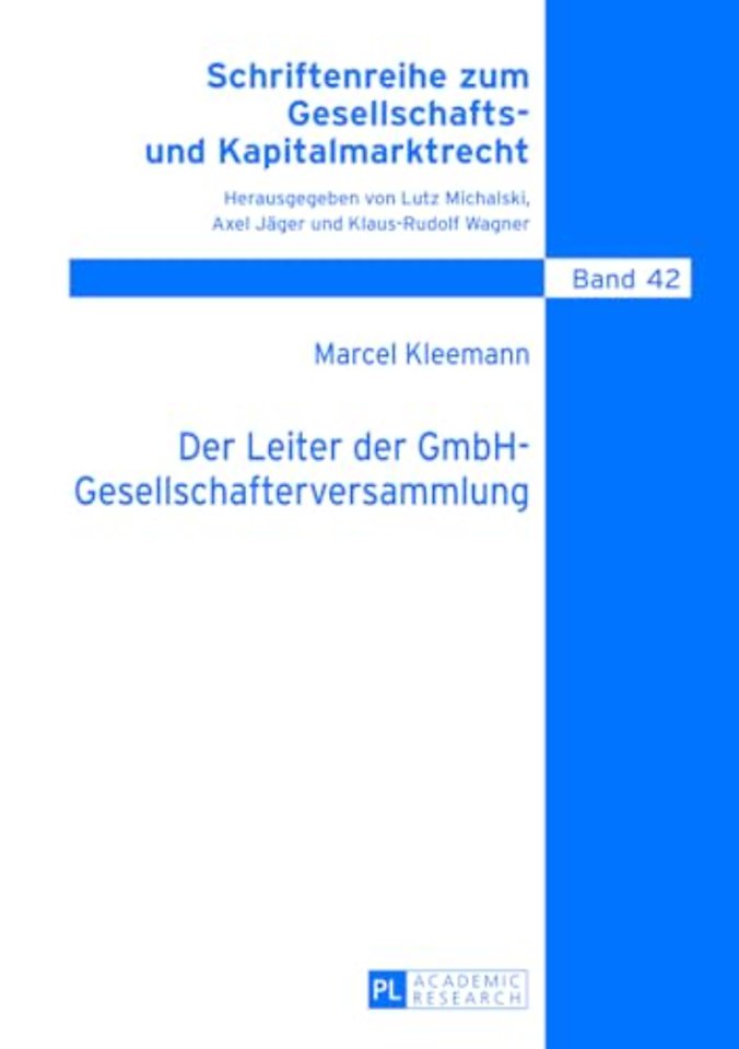 Der Leiter der GmbH-Gesellschafterversammlung
