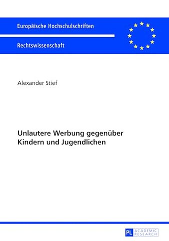 Unlautere Werbung gegenueber Kindern und Jugendlichen