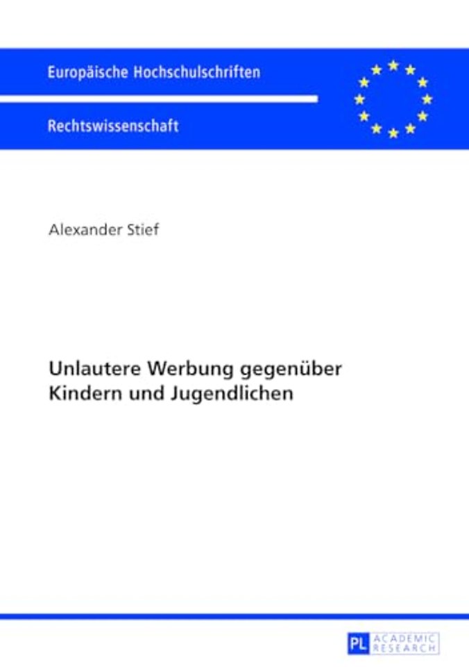 Unlautere Werbung gegenueber Kindern und Jugendlichen