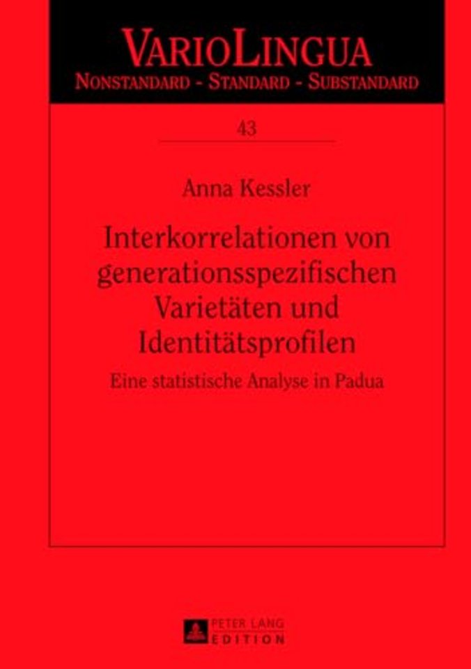 Interkorrelationen Von Generationsspezifischen Varietaeten Und Identitaetsprofilen