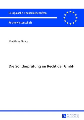Die Sonderpruefung im Recht der GmbH