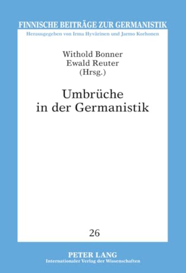 Umbrueche in Der Germanistik