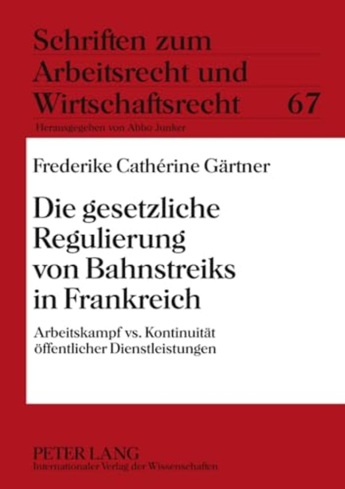 Die Gesetzliche Regulierung Von Bahnstreiks in Frankreich