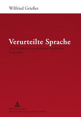 Verurteilte Sprache