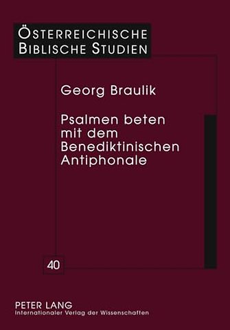 Psalmen Beten Mit Dem Benediktinischen Antiphonale