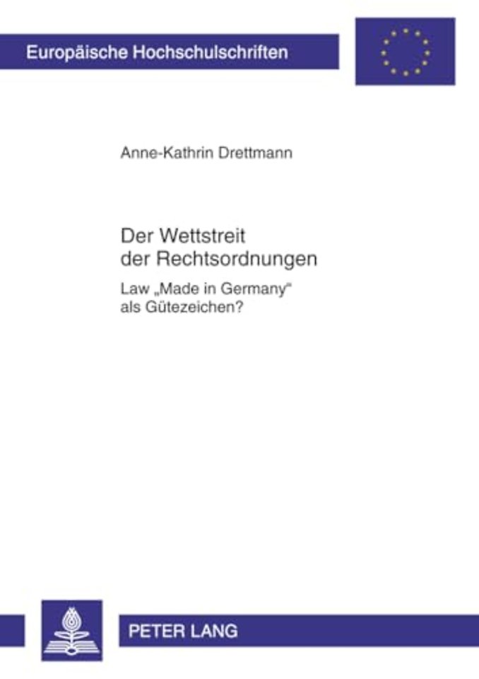 Der Wettstreit Der Rechtsordnungen