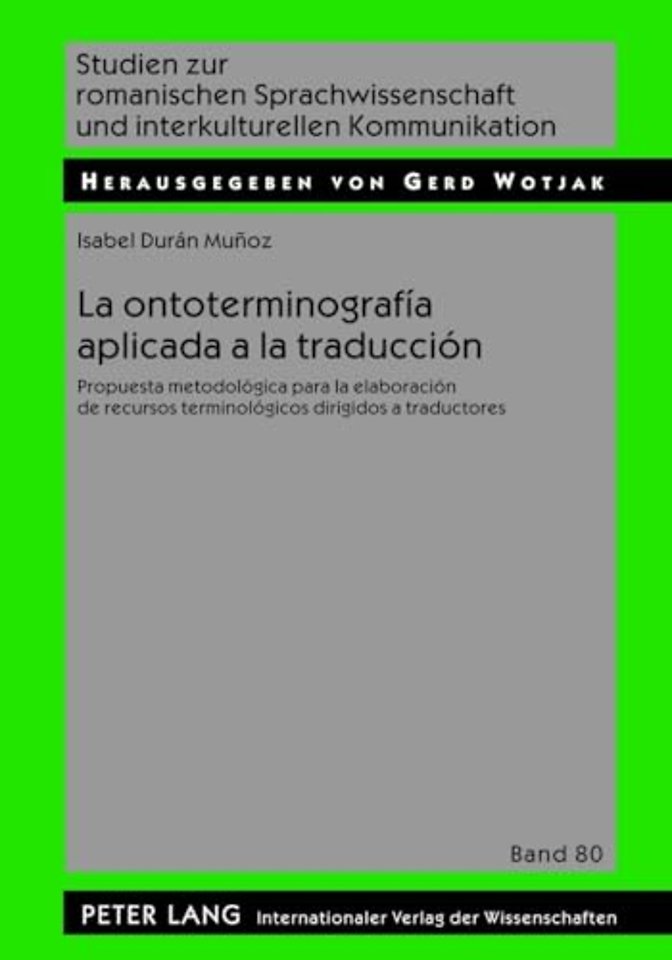 La Ontoterminografia Aplicada a la Traduccion