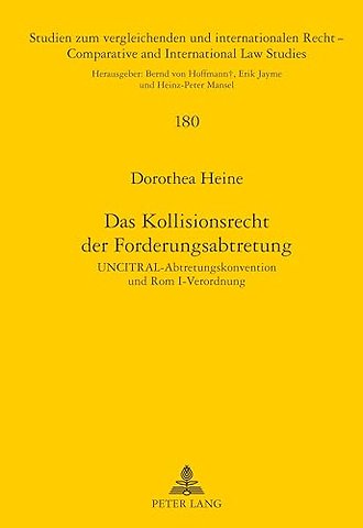 Das Kollisionsrecht Der Forderungsabtretung