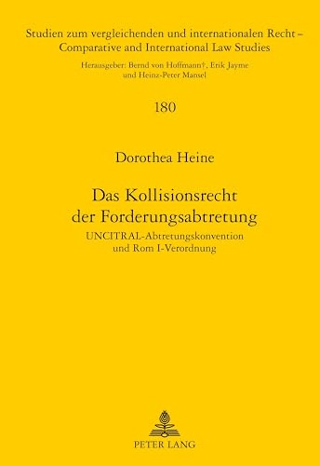 Das Kollisionsrecht Der Forderungsabtretung