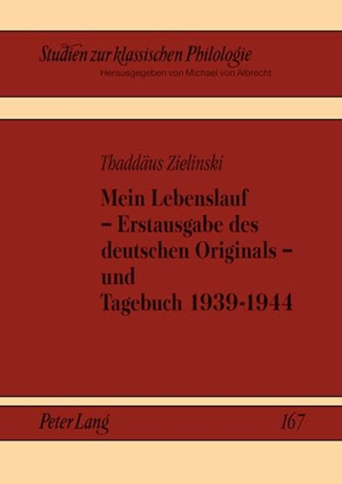 Mein Lebenslauf - Erstausgabe Des Deutschen Originals - Und Tagebuch 1939-1944