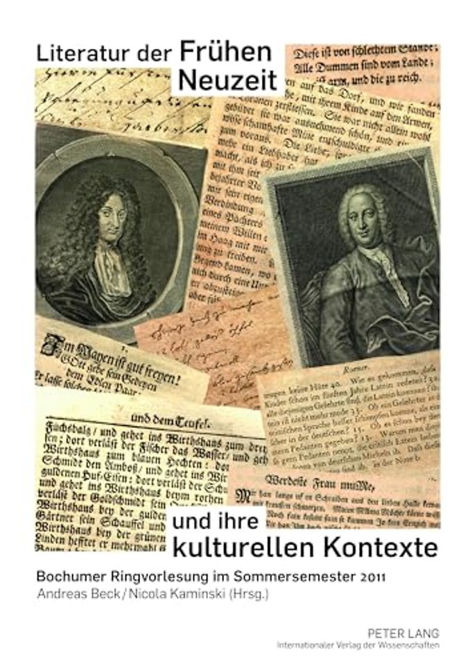 Literatur Der Fruehen Neuzeit Und Ihre Kulturellen Kontexte