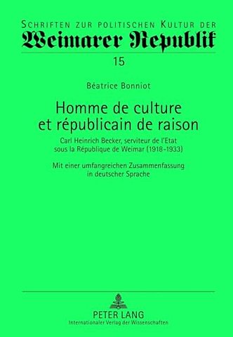 Homme de Culture Et Republicain de Raison