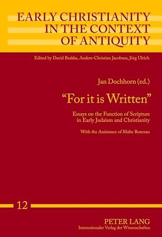 «For it is Written»