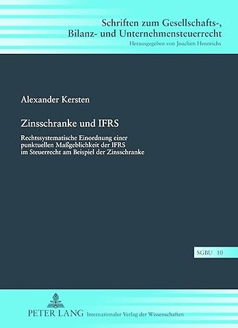 Zinsschranke und IFRS