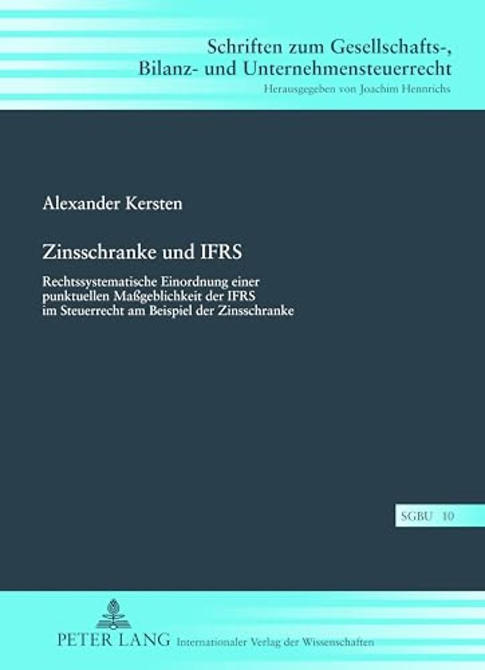 Zinsschranke und IFRS