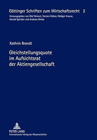 Gleichstellungsquote Im Aufsichtsrat Der Aktiengesellschaft