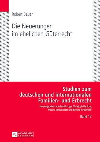 Die Neuerungen Im Ehelichen Gueterrecht