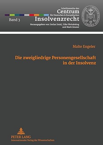Die Zweigliedrige Personengesellschaft in Der Insolvenz