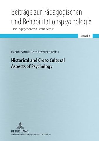 Historical and Cross-Cultural Aspects of Psychology