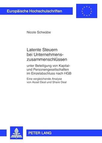Latente Steuern Bei Unternehmenszusammenschluessen