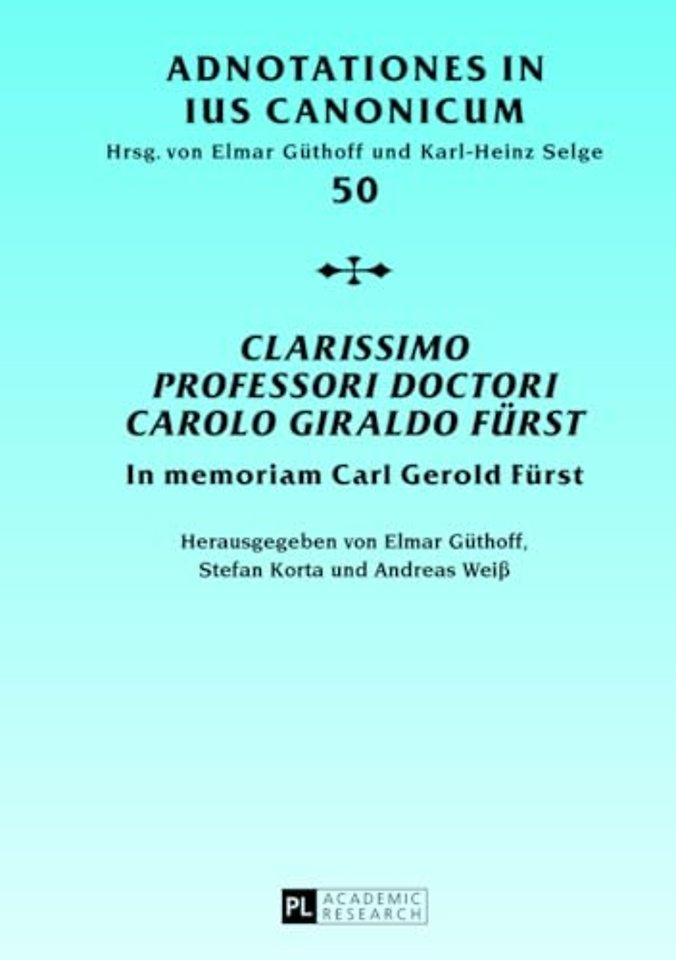 Clarissimo Professori Doctori Carolo Giraldo Fuerst