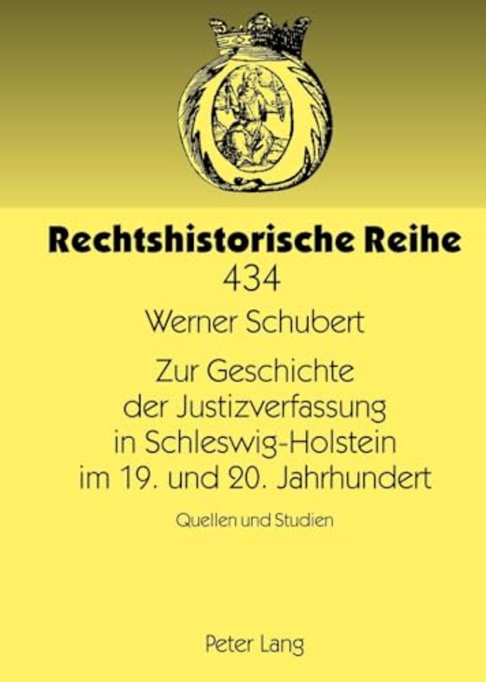 Zur Geschichte Der Justizverfassung in Schleswig-Holstein Im 19. Und 20. Jahrhundert