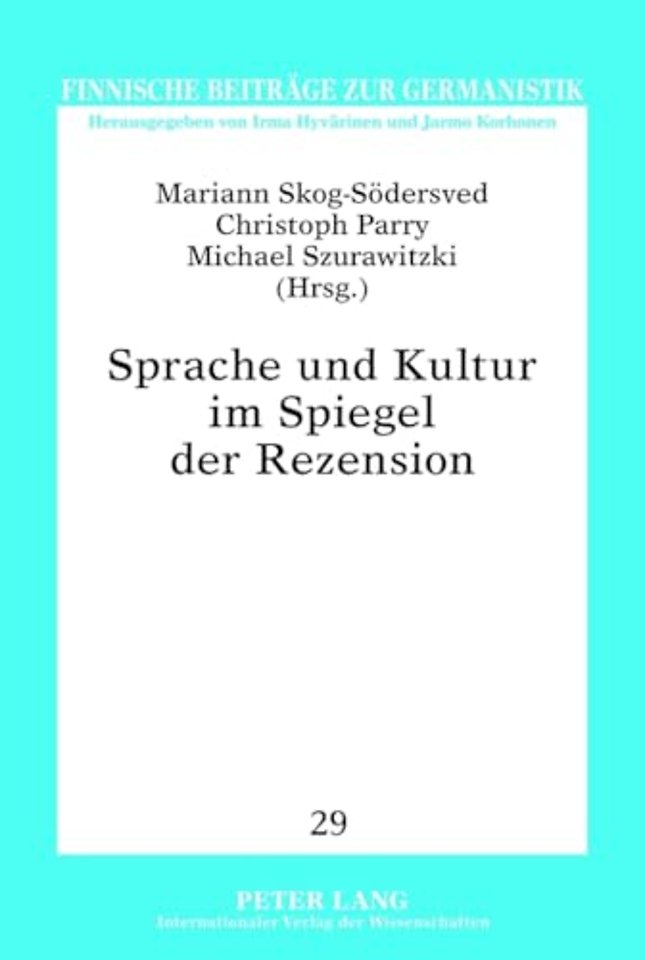 Sprache Und Kultur Im Spiegel Der Rezension