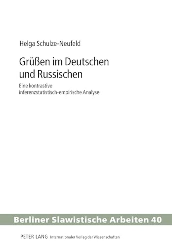 Grueßen im Deutschen und Russischen